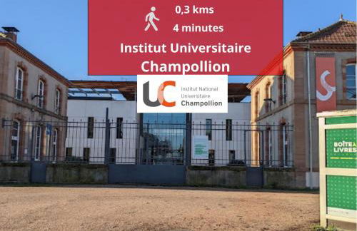 La Pause du Savoir Albigeois - Garage - Climatisation - Centre ville - Foto 48