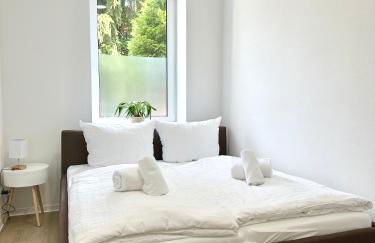 Modernes Apartment mit Queensize-Bett, NETFLIX, Küche, Erdgeschoss, Nähe AMEOS Klinik - Foto 32