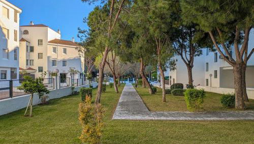 Anc14 Apartamento con 2 habitaciones, patio y piscina al lado de la playa - Foto 3, Garden