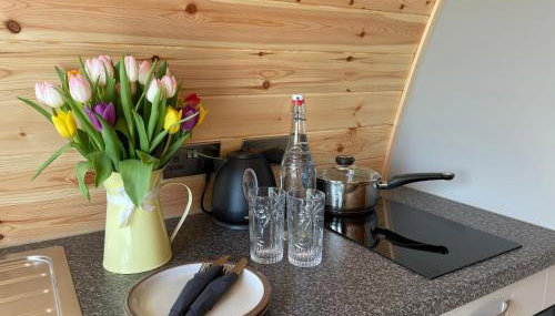 Waterpump Pod for 2 adults with ensuite in the Suffolk Countryside - Foto 4, stove, pet friendly