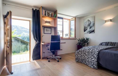 Chalet à Megève-Vauvray - Grands Appartements , vue Mont Blanc - Foto 20