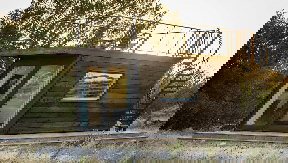 New Chic Container Home - Oasis Near Fredericksburg The Perry - Foto 1, Habitación