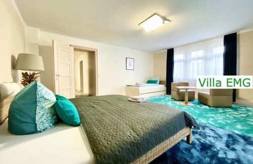 Luxus Ferienhaus Villa EMG Hannover, Messe, Braunschweig mit Sauna, Garten für Familien Gruppen bis 25 Personen - Foto 42