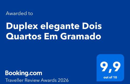 Duplex elegante Dois Quartos Em Gramado - Foto 2