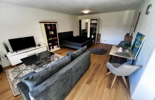 Apartment Ferienwohnung mit Grünem Blick Terrasse & Neu saniert Bordinghaus 24h Check-In in Freudenberg am Main - Foto 11