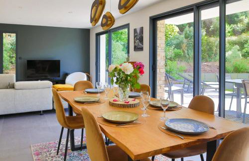 Villa du Golf Baden 4 chambres 8 personnes Golfe du Morbihan Terrasse & BBQ - Foto 32