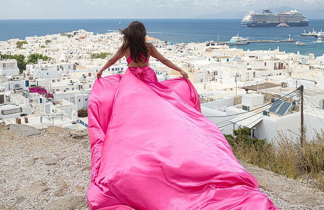 Mykonos Flying Dress High End Professional Photographer - Photo 31