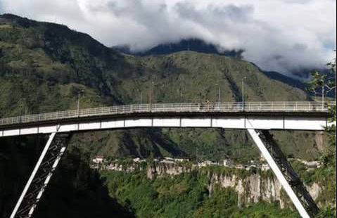 Saut à l'élastique à Baños de Agua Santa - Photo 2