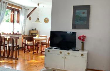 Nice Holiday Apartament in Masuria with the charm of an old-fashioned house with garden and with a smart wellness-bathroom - Foto 6