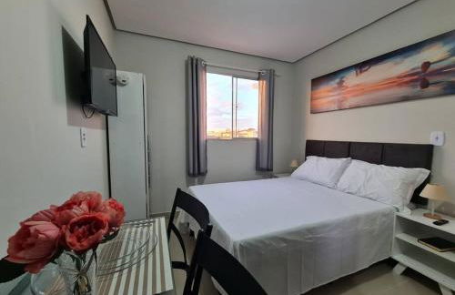 Kitnet304 centro,c linda vista janela, tv smart - Foto 10