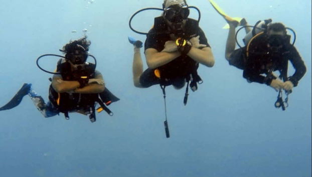 Durante o curso PADI Open Water