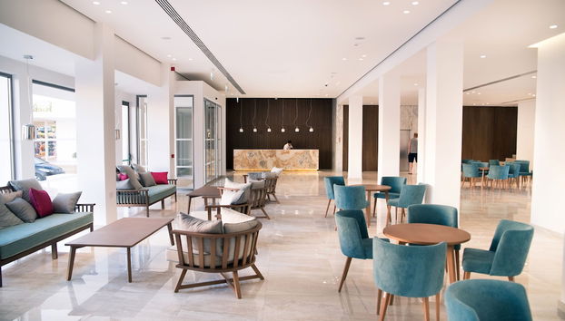 Zona de estar del vestíbulo