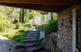 Ferienhaus hoch über dem Taubertal mit fantastischem Weitblick, Dachterrasse, 2000m2 großem Grundstück und Kamin - Foto 37