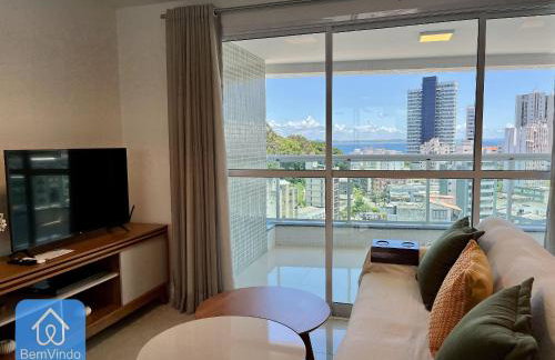 Apartamento Com Linda Vista Mar Na Graça - Foto 1