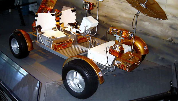 Moon buggy at the Kennedy Space Center