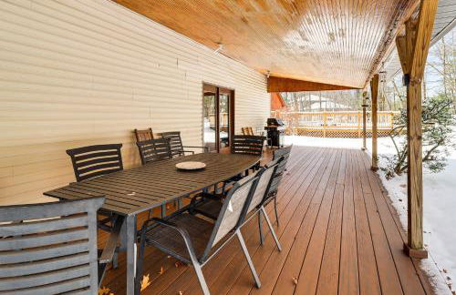 4 Mi to Camelback! Group-Friendly Poconos Cabin - Foto 29