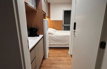 Studio Estádio Morumbi Albert Einsten Ar Condicionado próximo Estação Metrô Onibus Shopping Cafeteira com cápsula - Foto 7