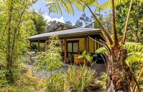 Volcano Tea House Cottage-SpaBath-HotTub-FirePlace - Foto 54