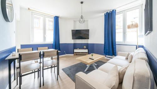 Bleu Océane - Wifi - Gare - 3 lits - Tout équipé - Foto 5