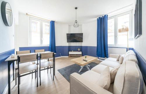 Bleu Océane - Wifi - Gare - 3 lits - Tout équipé - Foto 5