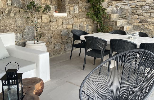 Mykonian Luxury Villa Azure w View Pool - Foto 51