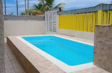 Casa Amarela Pé na Areia Itanhaém - Foto 17