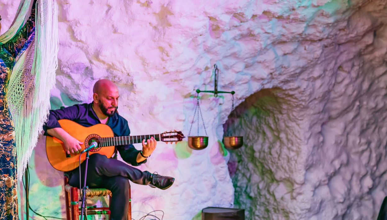 Espectáculo en el tablao El Templo del Flamenco