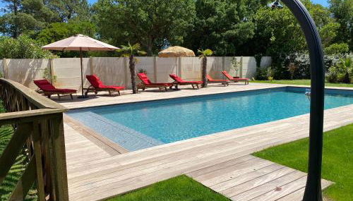 Villa Valhalla - 400m from beach, sauna and big heated pool - Foto 3, Garden, sunbed, Garden view