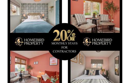 Modern 2BDR House By Homebird Property Management Short Lets & Serviced Accommodation Leeds With Private Parking & Free WiFi - Photo 1