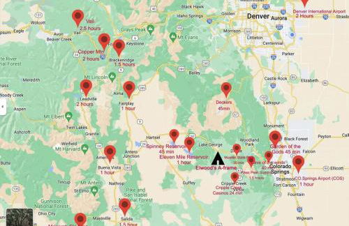 Modern A-frame w/ hot tub + view - Foto 49