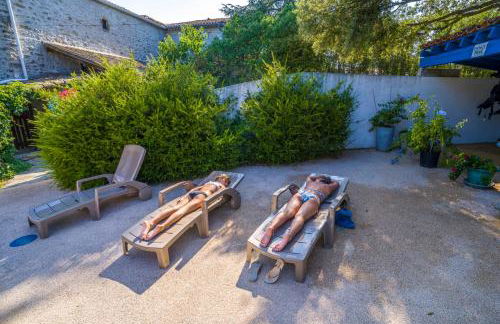 Gites de Plos chalet N1 Clim Piscine Spa Ombragé en Campagne - Foto 7