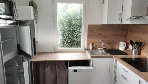 The Little Oak - tiny house with bed on mezzanine & terrace - from 1 to 4 p Disney, Paris & CDG - Foto 4