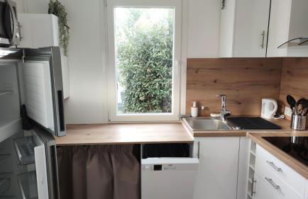 The Little Oak - tiny house with bed on mezzanine & terrace - from 1 to 4 p Disney, Paris & CDG - Foto 4