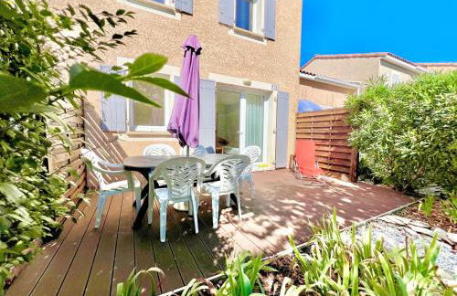 La Terrasse du Mas : 5 pers Piscine à Calvisson - Photo 6