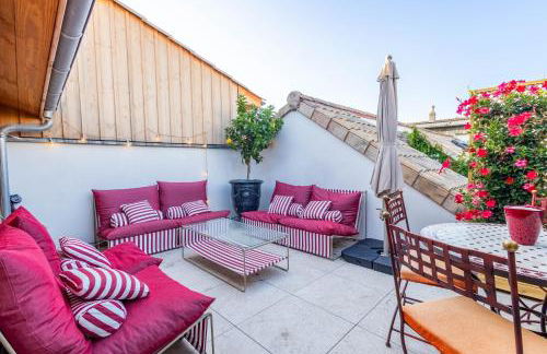 Terrasse - 2min gare - Local velos motos - clim - Foto 2