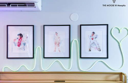 The Moose #4 - Elvis Presley King Suite with Free Parking and WIFI - Foto 12