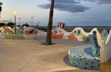 Bord de Mer Appartement face à la mer, lumineux, Grande terrasse, parking privé, climatisé - Foto 4