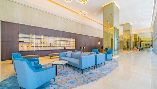 Zona de estar del vestíbulo