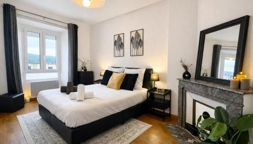 Le Cocon Céleste - Vue Panoramique Vercors - Centre-Ville - Gare à 1 min - Foto 5, towels, wardrobe