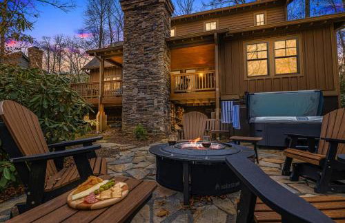 Blowing Rock Cabin Hot Tub Lake & Trout Stream 3 King Suites 2 Fireplaces - Foto 7