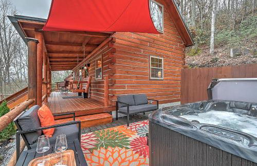 Stargazer Luxury Cabin with Hot Tub and Pet Friendly - Foto 27