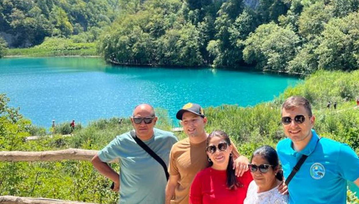 Durante il tour dei Laghi di Plitvice