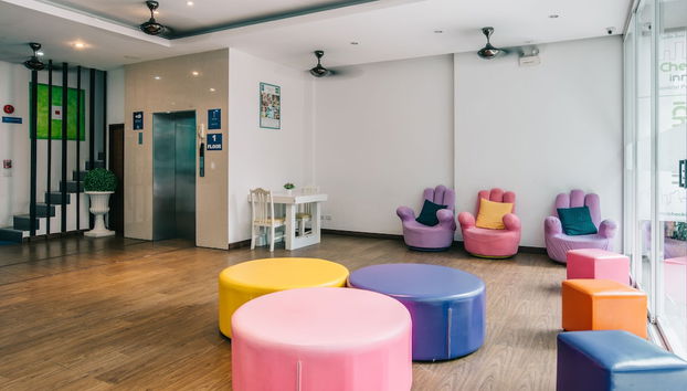 Zona de estar del vestíbulo