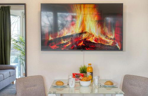 Premium Studio Sonne #1 - Modernes Studio, ruhige Lage, Parkplatz, Smart-TV & WLAN - Foto 10