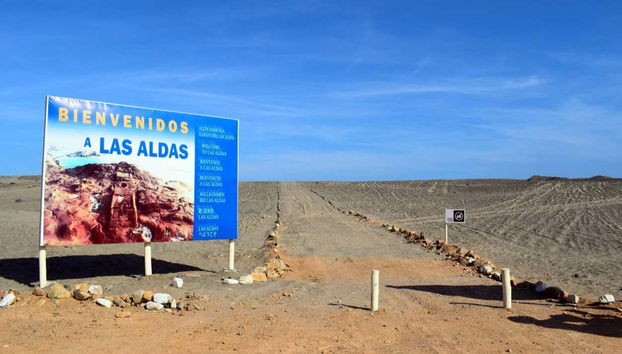Entrée du complexe archéologique de Las Aldas