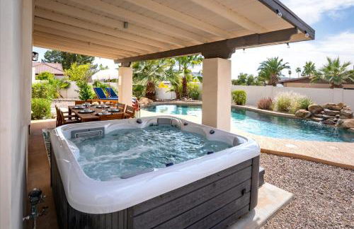 Game Room Resort Pool HotTub Modern Desert Oasis - Foto 66