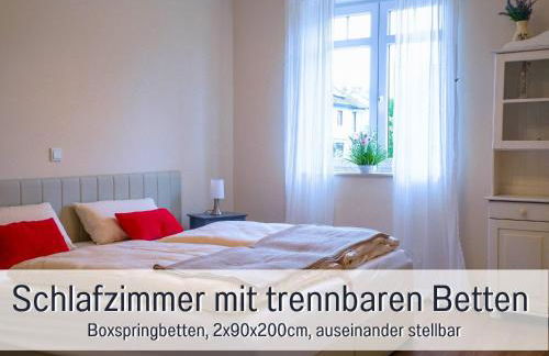 Dahem-Apartments - ruhig Parkplatz Rhein Main Gebiet gut erreichbar - 3 Apartments - barrierefrei mit Garten und Hund auf Anfrage -- 2 SZ Maisonette mit Balkon, -- 2 SZ mit Balkon - Foto 14