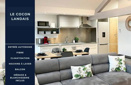 Le Cocon Landais - Clim - Balcon - Central - Spacieux - Lumineux - Foto 1