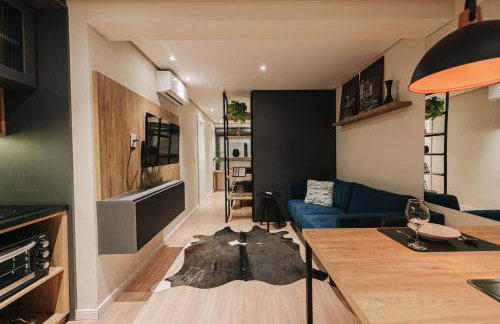 Studio Estiloso - Garagem Grátis - ao lado do Shopping Pelotas - Foto 3