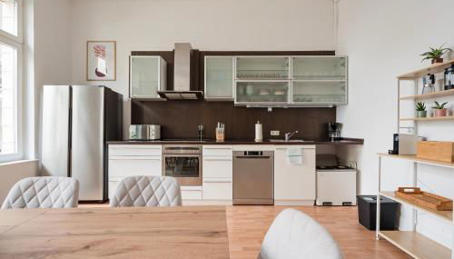 Alster Boho Apartment auf 150qm mit 4 Schlafzimmern - Foto 5, stove, dishwasher